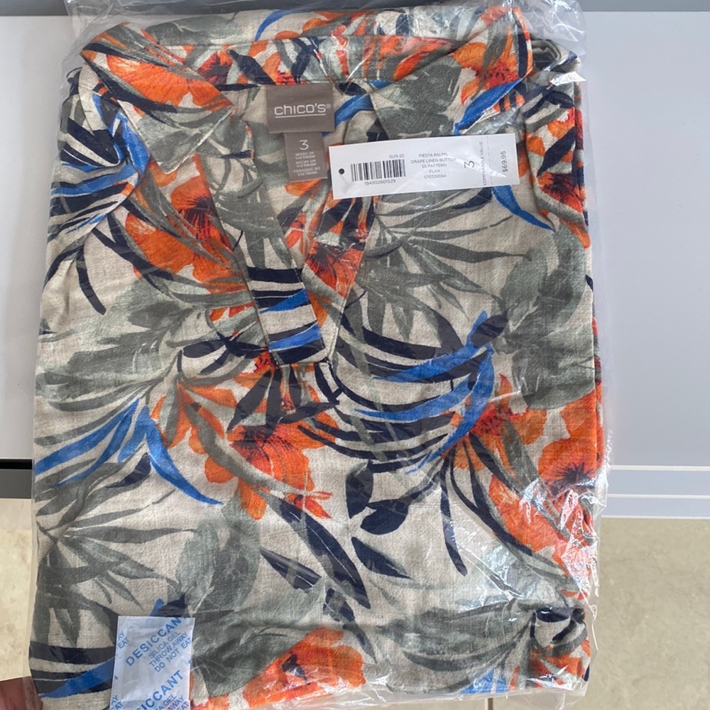 Chico’s Fiesta Palms Blouse